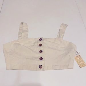 Buttoned Crop Top